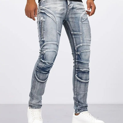 Foreign Trade Carefully Selects Good Goods, Motorcycle Jeans for Men, Stretch Cycling Pants, Kevlar Tear-Resistant Motorcycle Jeans