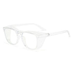Transparent white [anti-blue light + anti-fog lenses] / 0 degree flat mirror [anti-blue light]
