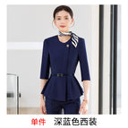 Dark blue one piece suit / S