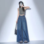 Vintage blue trousers / XS