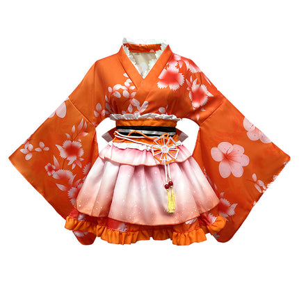All Employees Lovelive Summer Festival Yukata Awakening Real Ji Haiwei Fruit Kimono Exported to Japan Jile Jingwan House