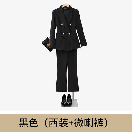 White Suit Set for Women, New Spring and Autumn Style, Cross-Border Elegant Goddess Style, Professional Attire with a High-End Feel, Casual Suit, Formal Wear