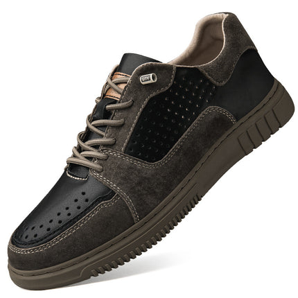 Men's shoes new fashion British casual shoes Korean style breathable sneaker retro lazy shoes slip-on board shoes
