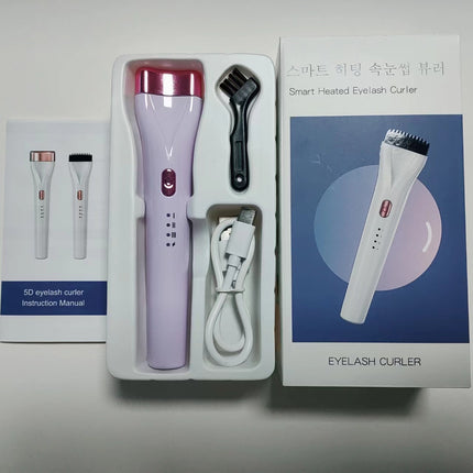 Hot-Selling 5D Electric Eyelash Curler, Electric Eyelash Curler, Eyelash Curler with Three Temperature Settings, Rechargeable and Anti-Scalding