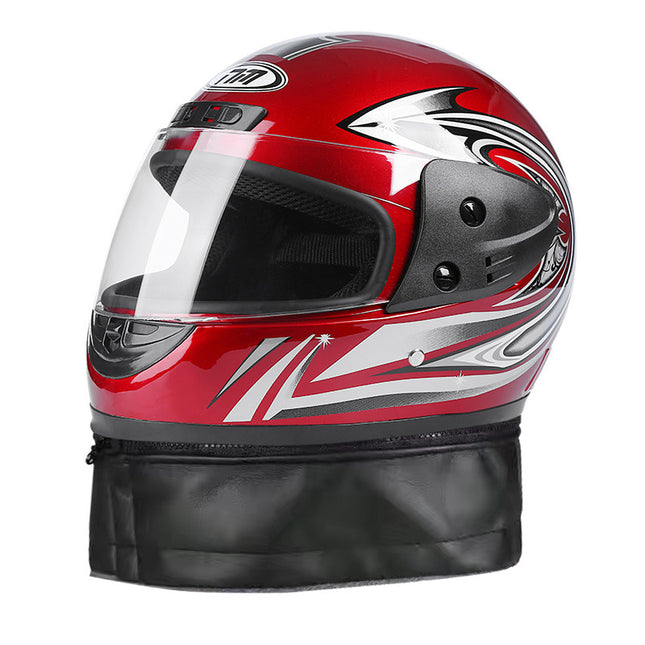 Electric Scooter Full Helmet PP Windproof All-Season Unisex 7 Colors Free Scarf Black Red Pink / Casque Intégral Scooter Électrique PP Coupe-Vent Toutes Saisons Unisexe 7 Couleurs Écharpe Gratuite Noir Rouge Rose