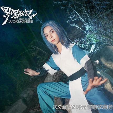 Luo Xiaohei Battle notes cos clothing anime cosplay clothing children's suit unlimited wig shoes full set ancient style men's shoes