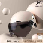 New national standard class a 3c certification-khaki backpack bear [sunscreen short lenses + transparent short lenses]