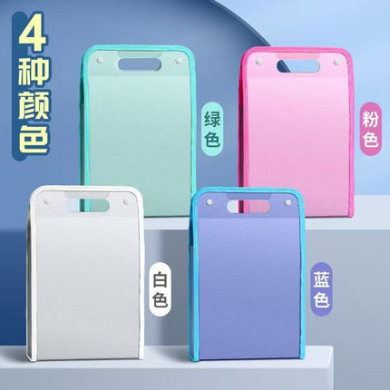 A4 Satchel Folder Test Paper Storage Bag Student Multi-Layer Large-Capacity Accordion Bag High-Value Paper Storage Bag