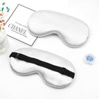 Faux silk adjustable buckle - white