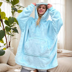 Lake blue / Square pocket (small cats and dogs can be placed on top, hands can be placed on the left and right)