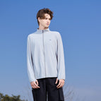 (f945) [stand collar, hoodless men's style] light gray / 2xl (140-40kg )