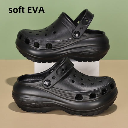 Cross-border Hole Shoes Women's Summer Poop-feeling Non-slip Home Shoes for Outgoing Street Students Hole Shoes Women's Casual All-match