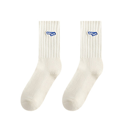 Zhuji men's socks stockings men's autumn and winter deodorant sweat-absorbent sports boys white summer tube socks ins tide