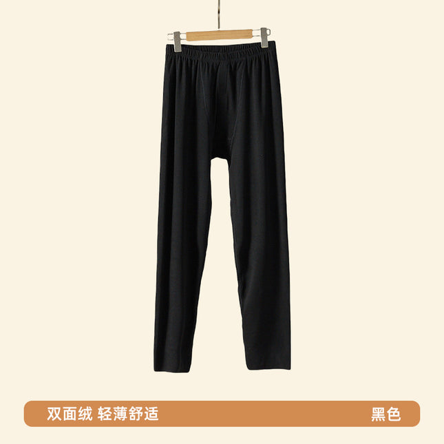 Men's long johns hot seamless warm pants thickened fleece-lined German winter wear plus size leggings wool pants line pants
