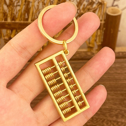 Brass Zodiac Gourd Refined Red Rope Five Emperors Money Activity Abacus Exquisite Keychain Bag Pendant Pendant