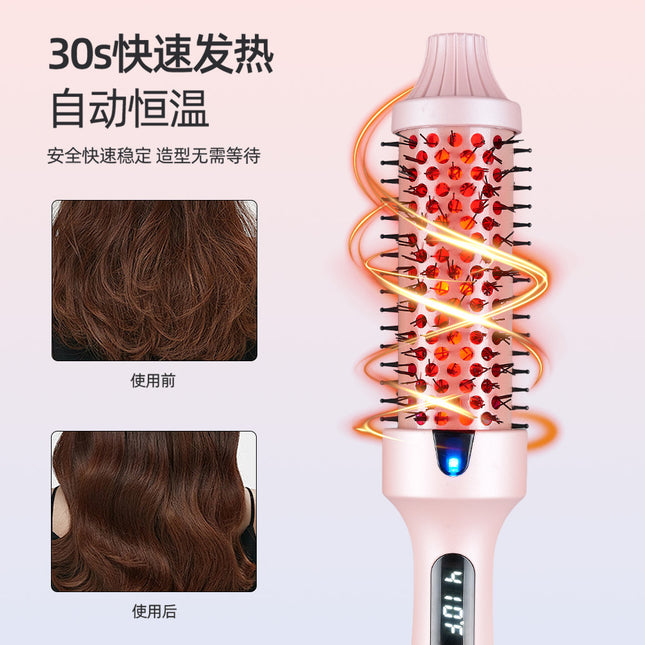 Cross-Border Hair Straightening Comb, Curly Hair Comb, Portable Hair Straightener, Internet Celebrity Short Hair Household Electric Curling Iron