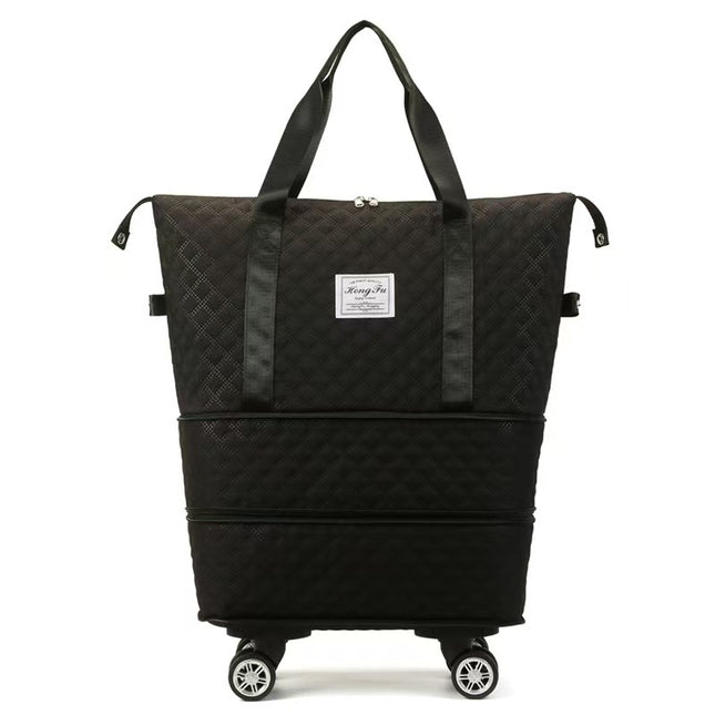 Cross-Border Universal Wheel Travel Bag Luggage Storage Maternity Bag Dry and Wet Separation Large Capacity Fitness Portable Portable Type