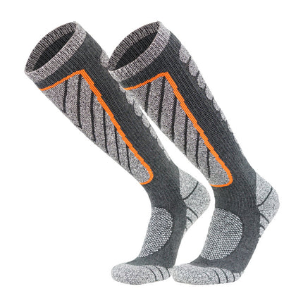 Thickened Warm Ski Socks for Men and Women Breathable Non-slip Towel Socks High-tube Sweat-absorbent Mountaineering Socks High-tube Mountaineering Socks
