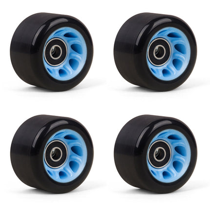 Double-row roller skates wear-resistant carpool four-wheel skates high hardness speed pulley roller skates skateboard universal Pu wheel