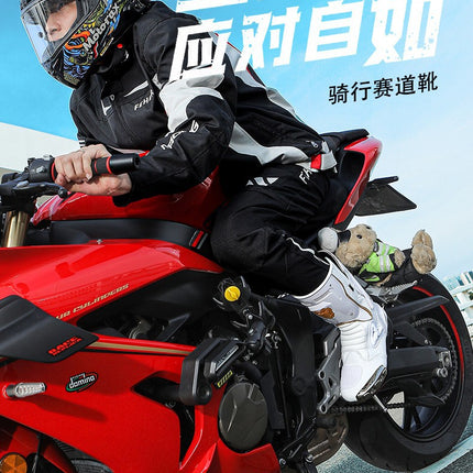 Jiuguo Wolf's New Second-Generation Motorcycle Riding Shoes Are Outdoor Riding Anti-Slip and Anti-Fall Motorcycle Shoes That Provide Complete Protection for All Seasons