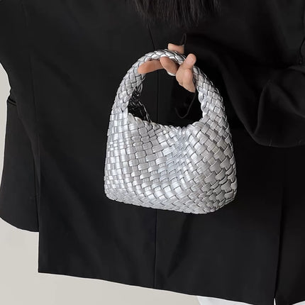 Woven PU Tote Bag / Sac Tressé PU