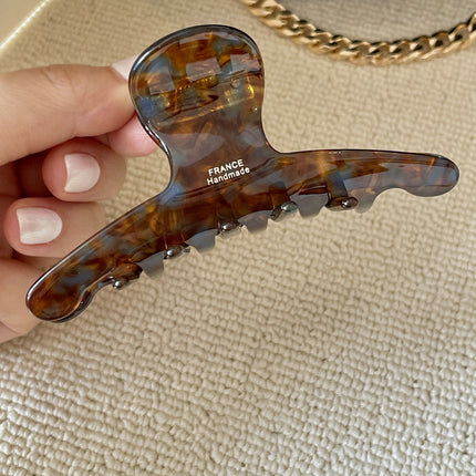 Tulip Cherry Grab Clip Premium 2024 New Maillard Grab Clip Cute Dalmatian Shark Clip Hair Accessories