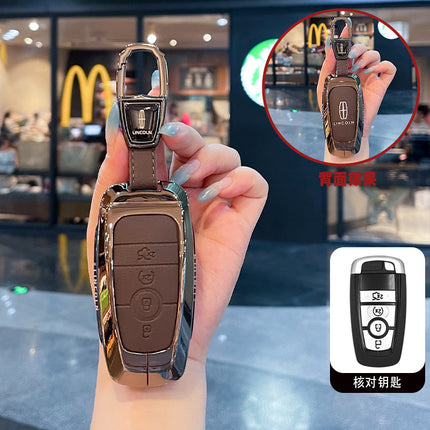 Suitable for Lincoln Adventurer Key Cover 24 Lincoln Z Navigator Aviator Mkz/Mkc Special Car Buckle Shell
