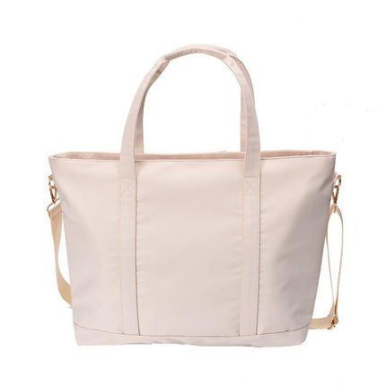 High quality women's tote bag nylon large capacity shoulder bag waterproof fabric macaron color women's bag