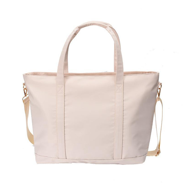 High quality women's tote bag nylon large capacity shoulder bag waterproof fabric macaron color women's bag