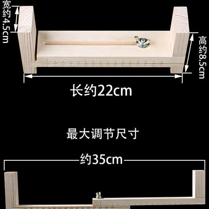 Braided rope device woven wooden frame hand-woven frame hand rope bracelet necklace red rope woven artifact fixed auxiliary tool