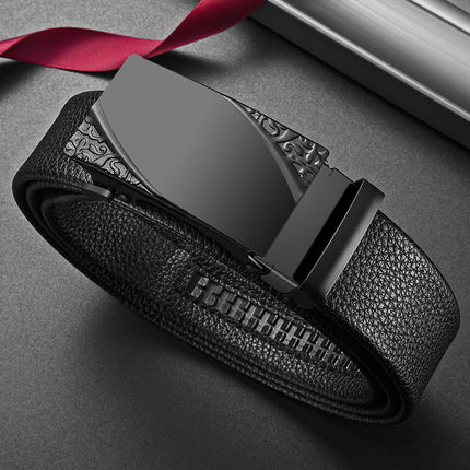 Belt wholesale running volume men's business automatic buckle belt men's belt foreign trade explosions belt factory direct sales