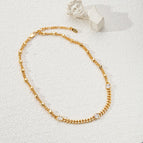 Zircon necklace 163
