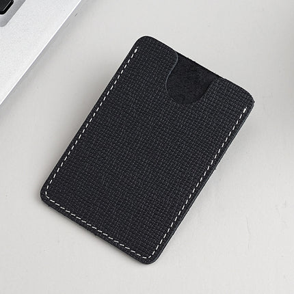 Full Top Layer Cowhide Card Holder Men's and Women's Mini Genuine Leather Card Holder Lightweight Soft Leather Credit Card Card Holder Protective Cover