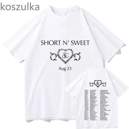 Tour Album Round Neck Carpenter Sweet Short and Sabrina's Pleaseplea Shirt Tplease