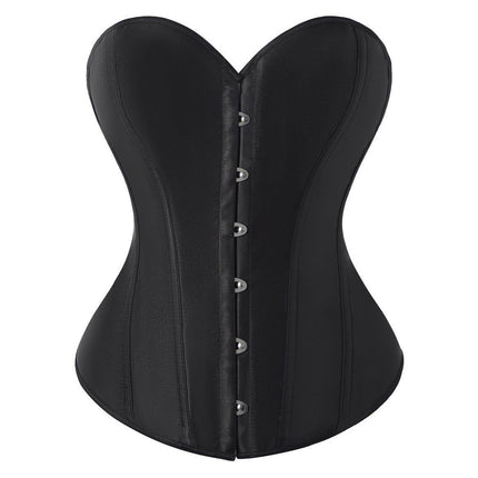 Hot-Selling Classic Sexy Satin Waist-Cinching Slimming Fishbone Corset Direct Supply