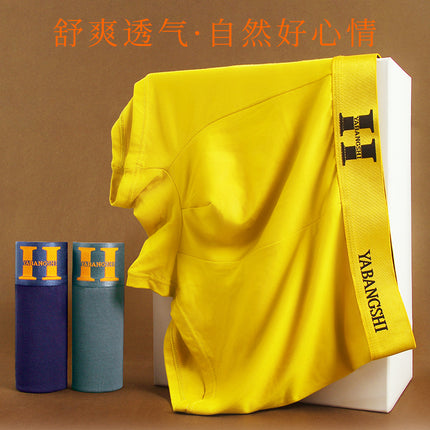 HOT Magnet Temperature Sense Technology Men's Underwear Boxers Breathable Boys' Boxers Shorts Gift Box Canned