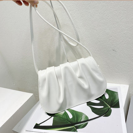 High-End Bags for Women, Niche Women's Bags, 2025 New Trendy Versatile Pleated Cloud Bags, Single Shoulder Crossbody Underarm Bags