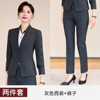 Gray suit + women's pants / S