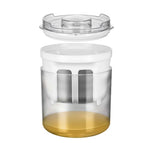 Round yogurt strainer