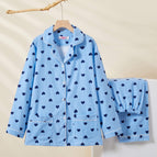 Little love on blue background / XL (55.00 kg-65.00 kg