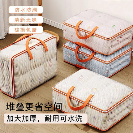 Quilt Storage Bag, Large-Capacity Luggage Moving Packing Bag, Clothing Storage Bag, Quilt Bag, Organizing Bag, Multi-Functional