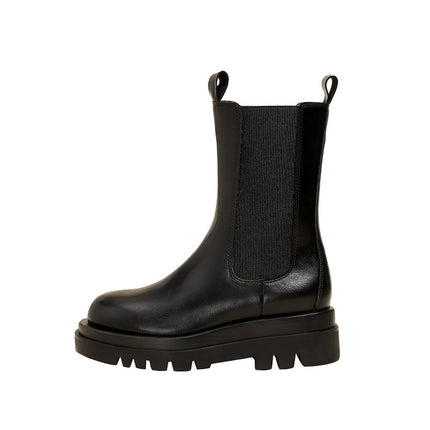 Grape mother Studiolee king fried back to the market ~ 2023 Chelsea boots smoke tube thick-soled short boots autumn and winter