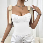 White [no steel ring and no breast pads] / XS