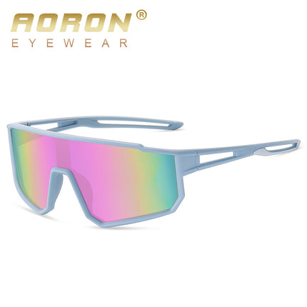 Youth One-Piece Cycling Sunglasses, Outdoor Sports Windproof Sunglasses, Color-Changing Anti-Uv Sunglasses 1011