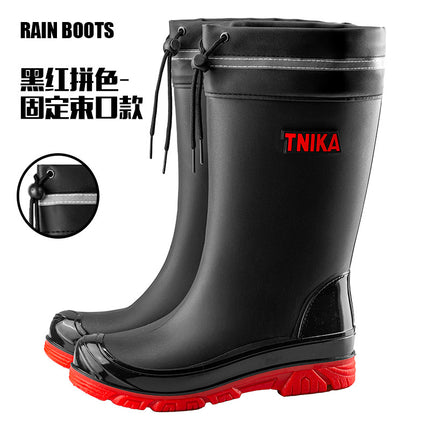 Men's High-Top Outdoor Functional Rain Boots 20/30/39 Mid-High-Top Non-Slip Fishing Wading Shoes Labor Protection Men's Shoes