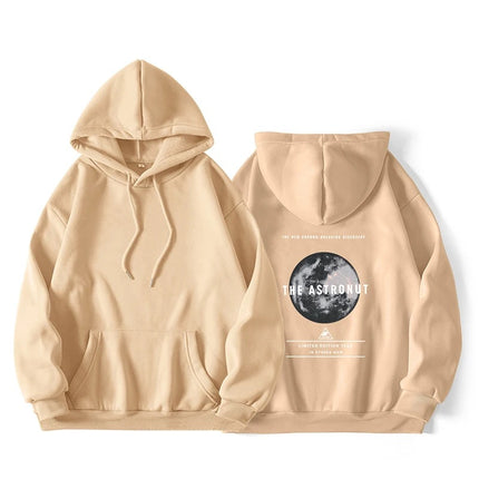 Amazon Moon Pattern Hoodies for Men and Women Autumn Long Sleeve Printed Sweatshirts Casual Chic Street Pullovers