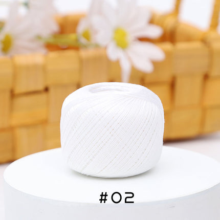 No. 10 Lace Thread Micro Hook Shuttle Weaving Handmade DIY Miniature Doll Fine Wool Crochet Ball 20g Wholesale