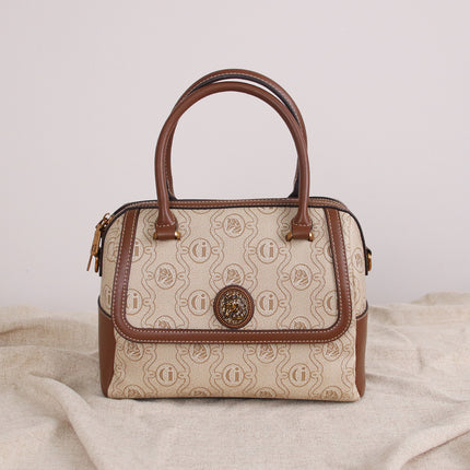New Large Capacity Pillow Bag Fashion Unicorn Shoulder Commuter All-match Handbag Retro PVC Stitching Crossbody Bag