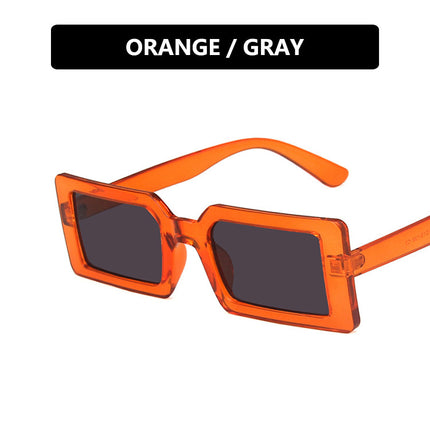 Fluorescent Green Sunglasses Cross-Border Supply Square Sunglasses for Women 2020 New Fashion Street Shooting Catwalk Sunglasses