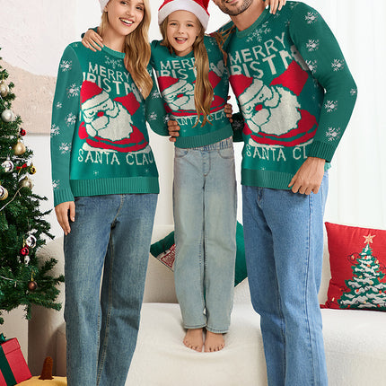 Cross-Border European and American Clothing Autumn and Winter Women's Sweaters Casual Family Clothing Christmas Sweaters Christmas Sweater